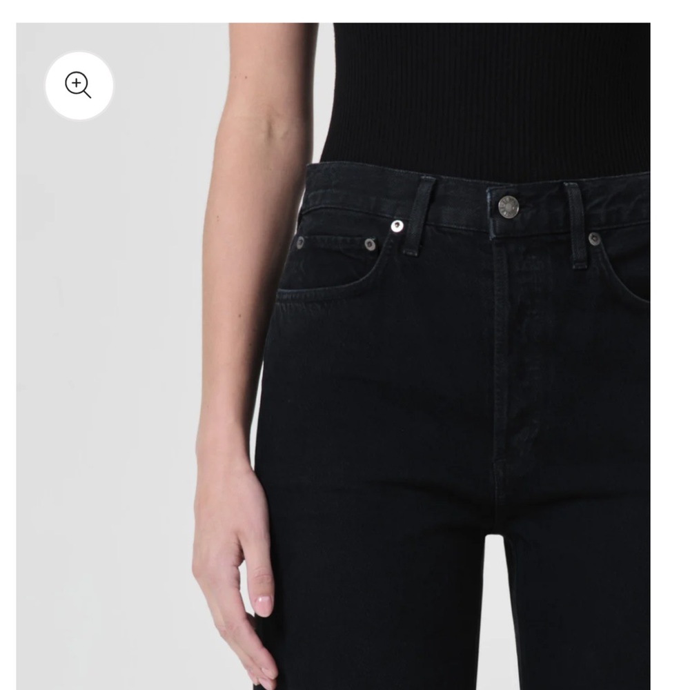 Agolde Black Straight Leg Jeans GUC - Picture 6 of 8